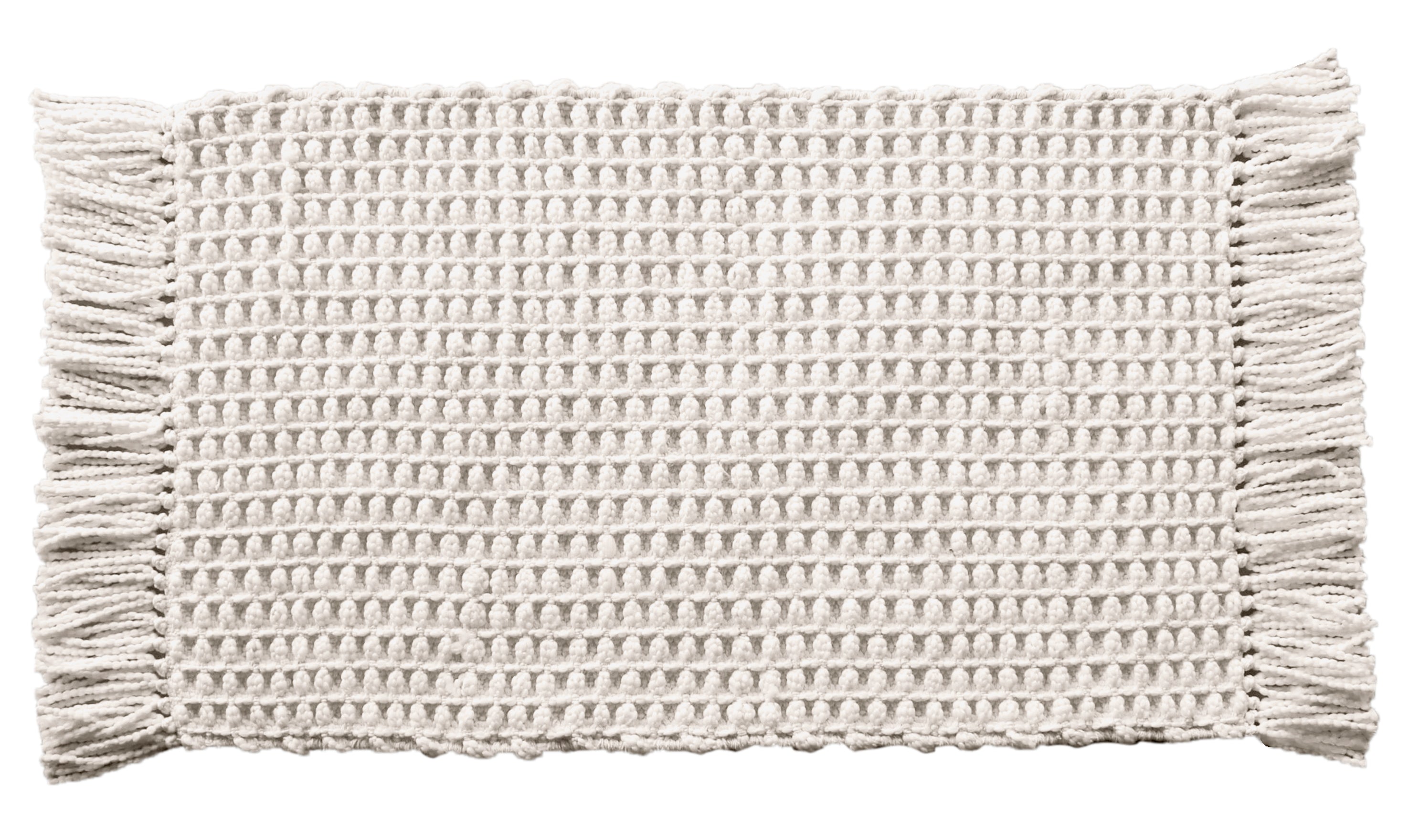 Heckettlane badmat Madras Off white
