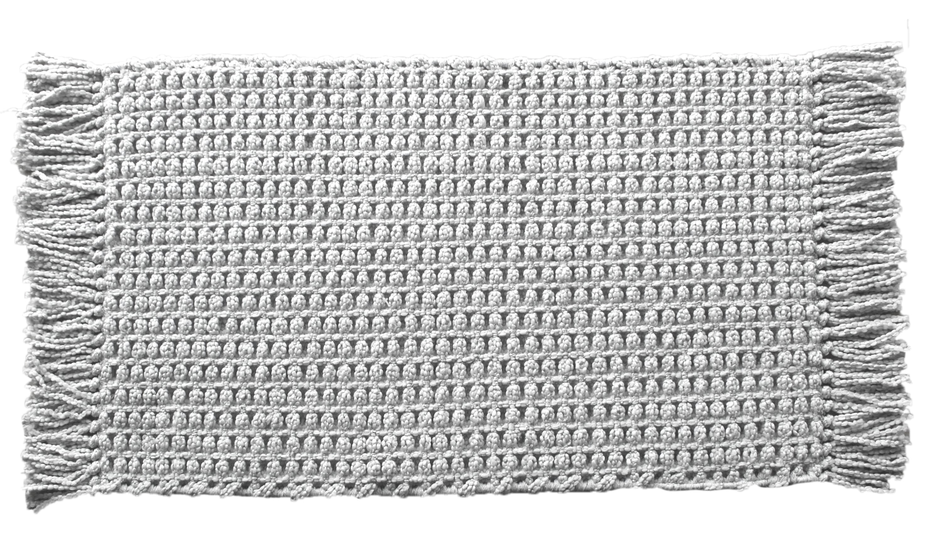 Heckettlane badmat Madras Light Grey