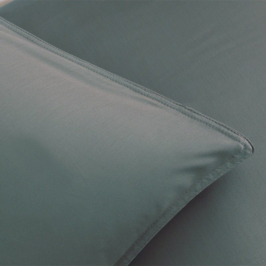 Zo Home Dekbedovertrek Satijn Satinado Drizzle Green