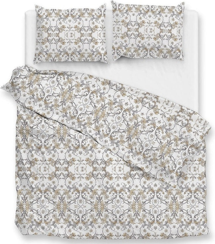 Zo Home Housse de Couette Coton Fausto Gris