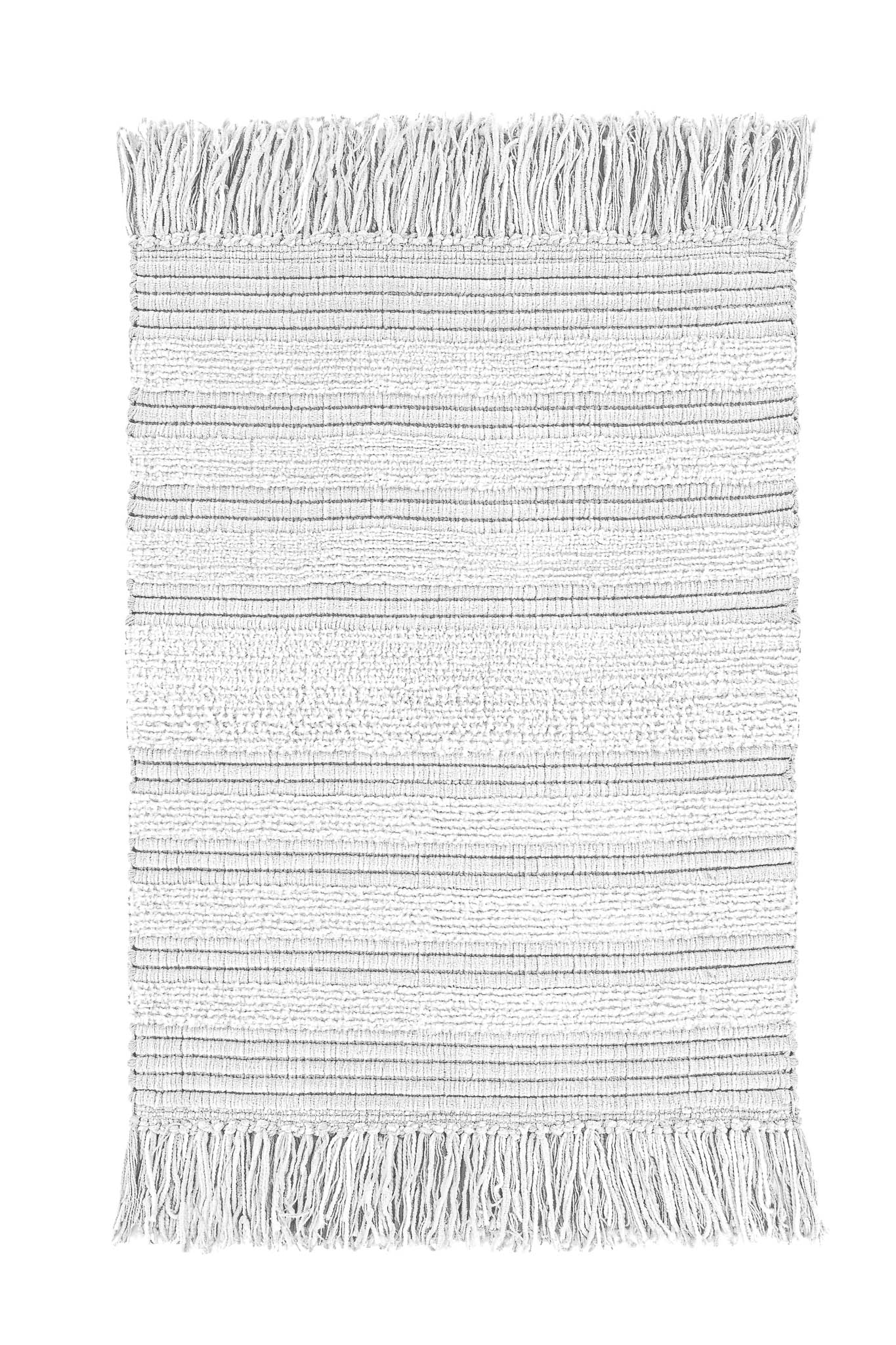 Heckettlane badmat Nukus White