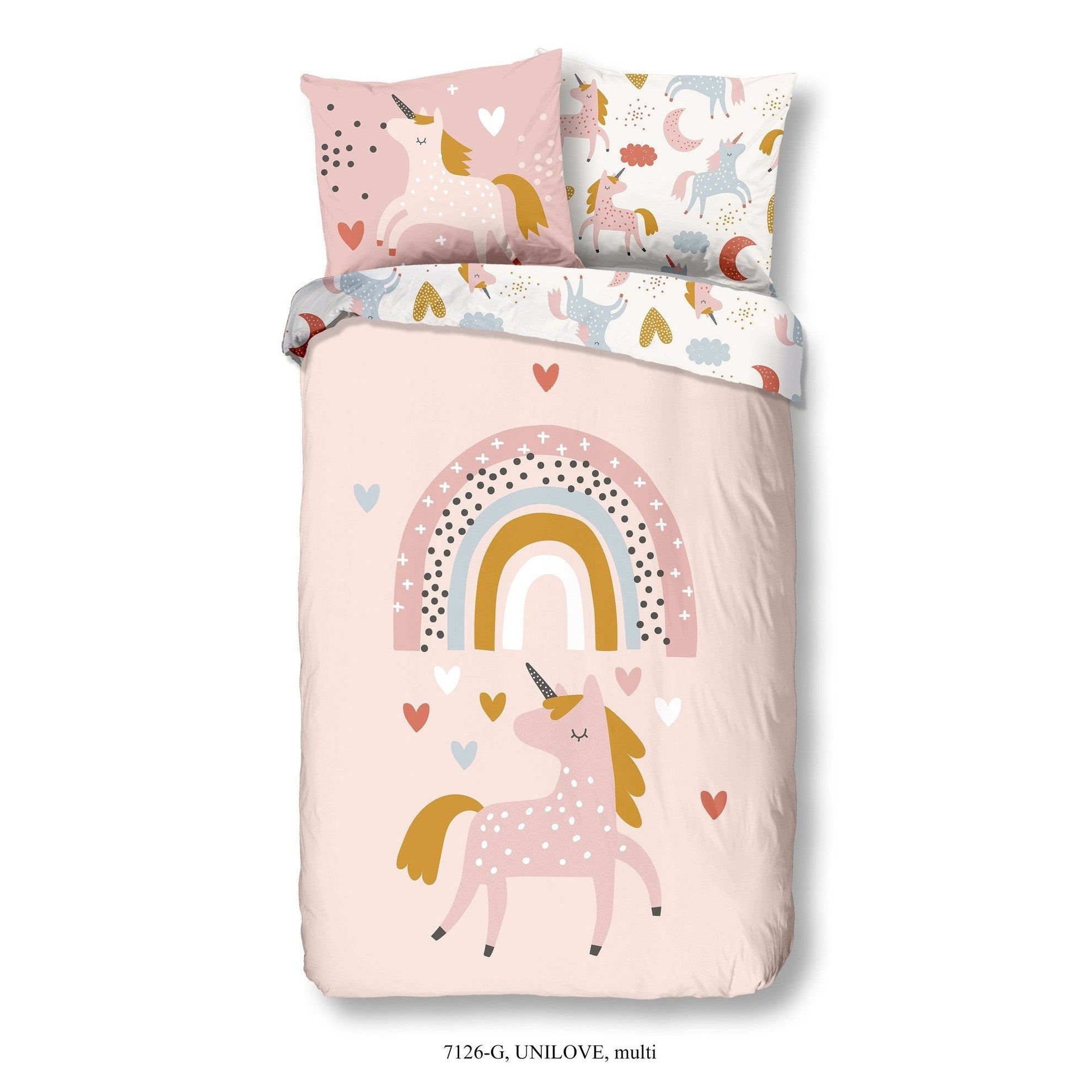 Housse de couette Good Morning Coton Unilove Multi