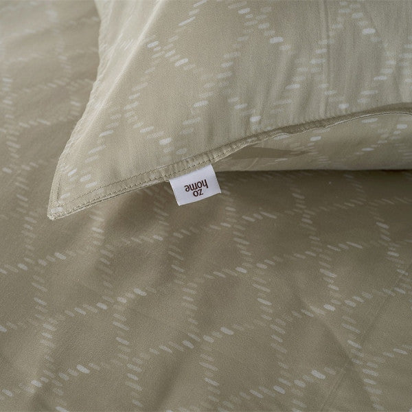 Zo Home Housse de Couette Satin Linea di Satinado Forest Sand