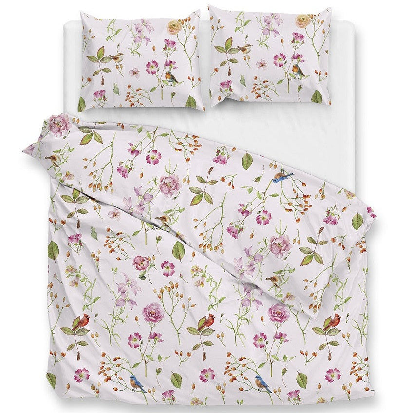 Zo Home Dekbedovertrek Katoen Zita Crystal Pink