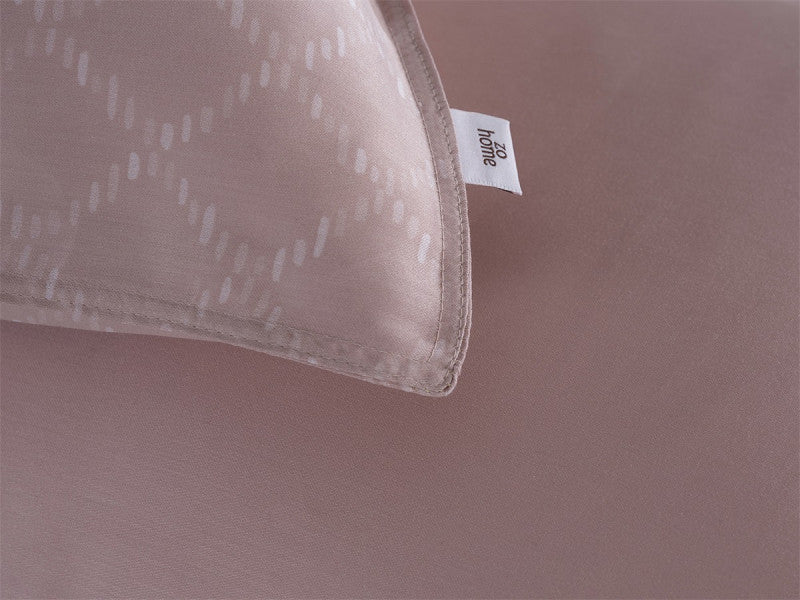 Zo Home Housse de Couette Satin Linea di Satinado Shady Rose