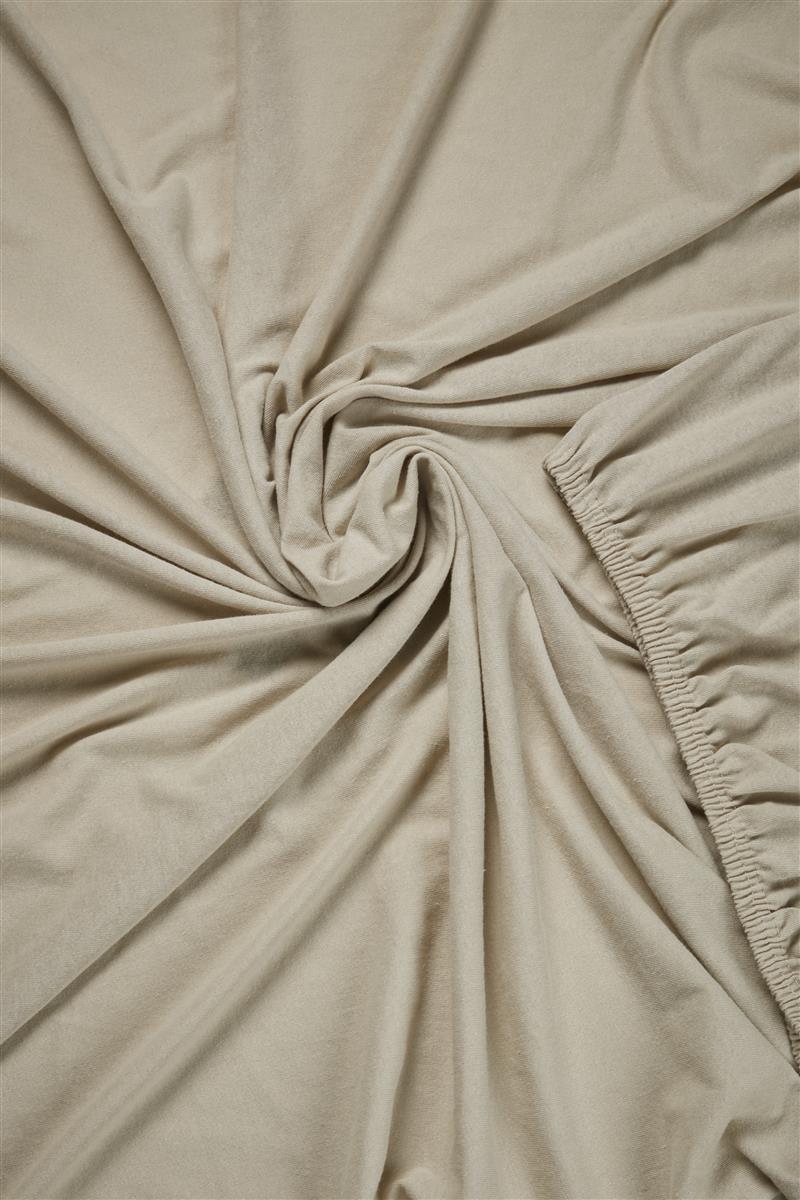 Beddinghouse split topper hoeslaken jersey zand