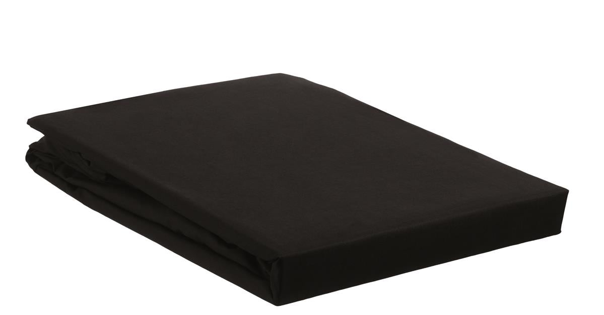 Beddinghouse hoeslaken katoen percale zwart