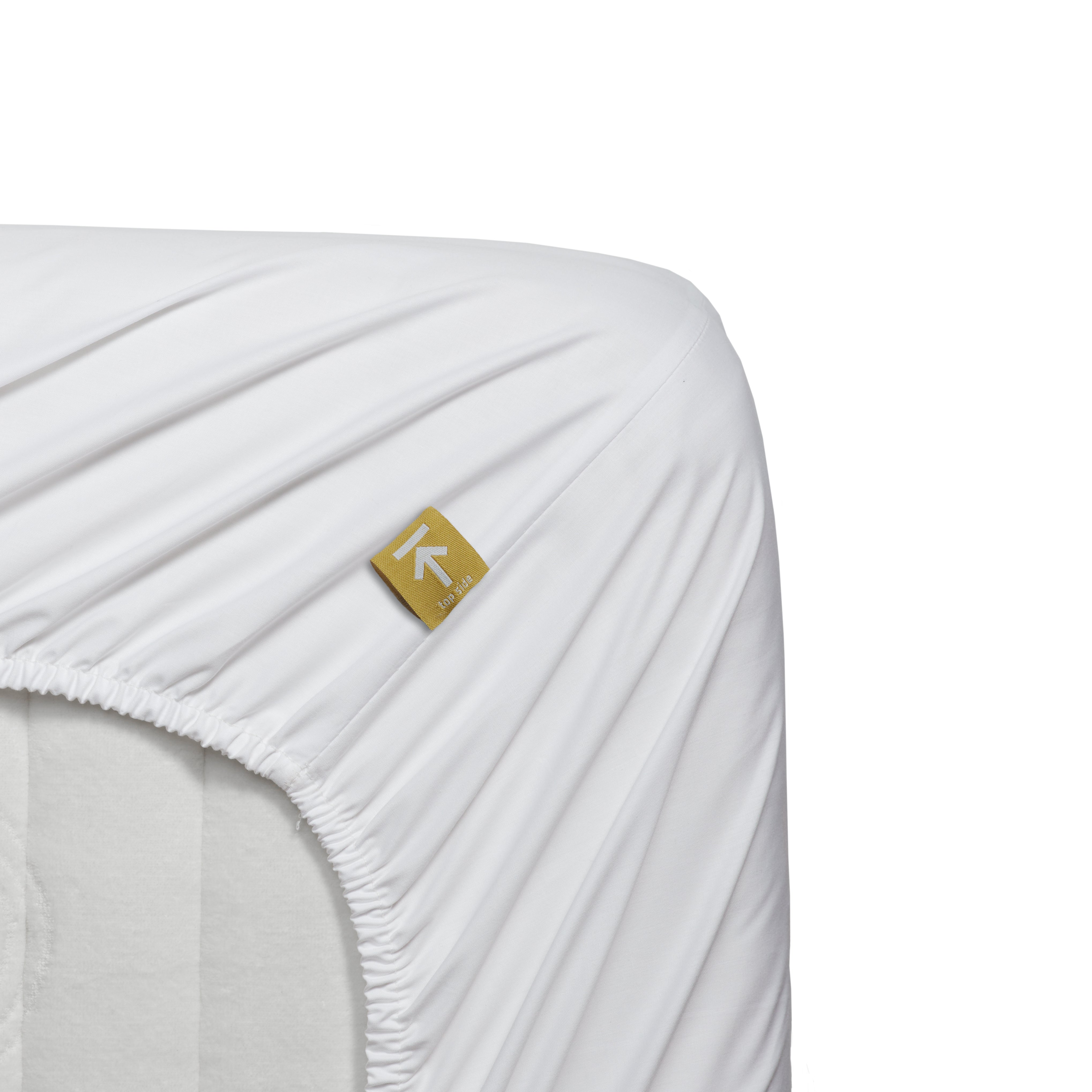 Beddinghouse hoeslaken katoen percale wit