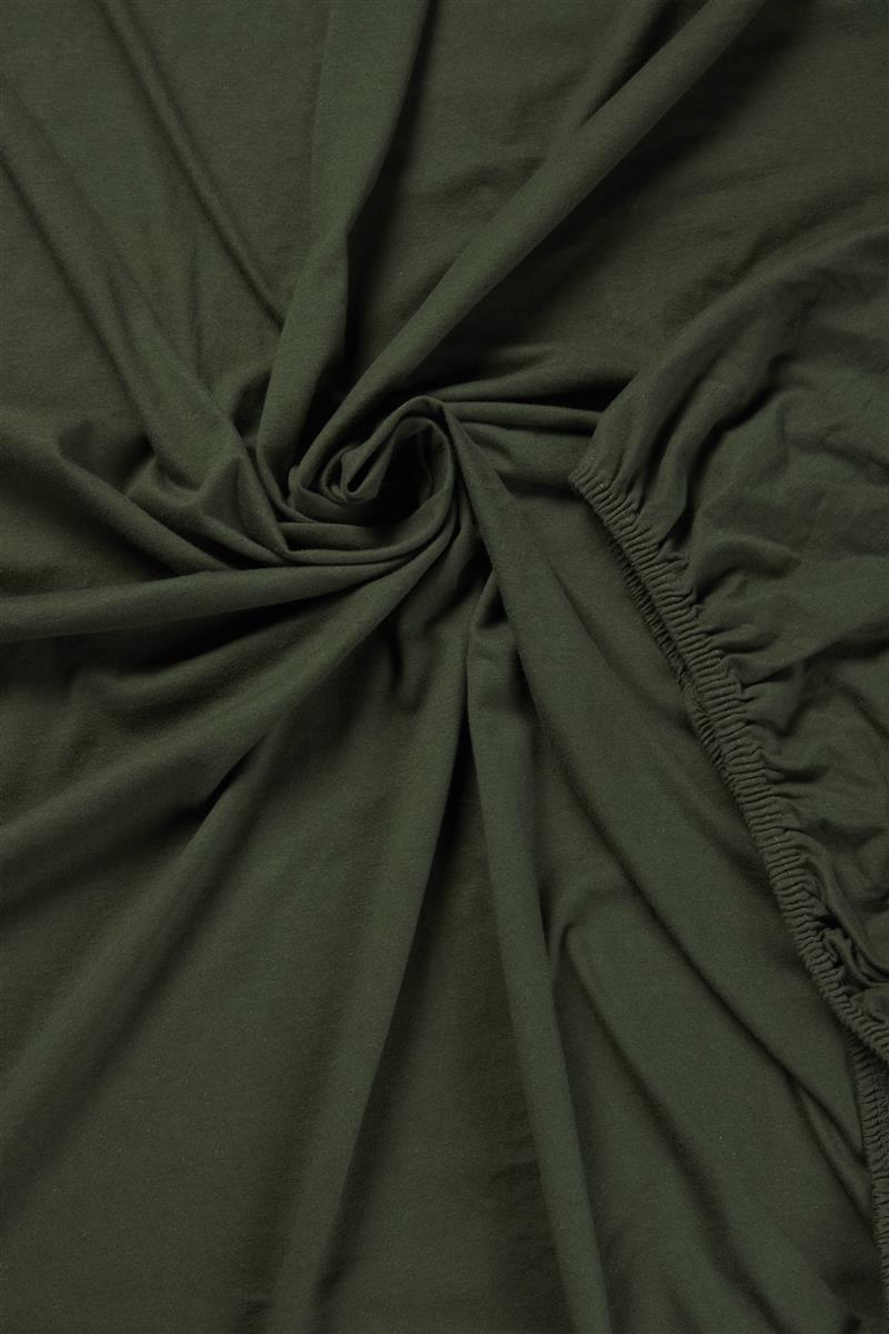 Beddinghouse split topper hoeslaken jersey donker groen