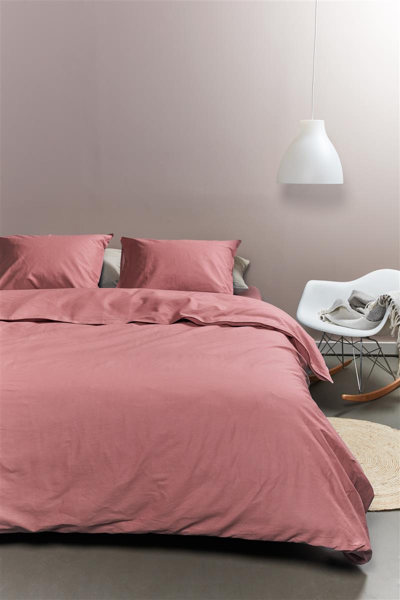 Ambiante Dekbedovertrek Katoen Roze