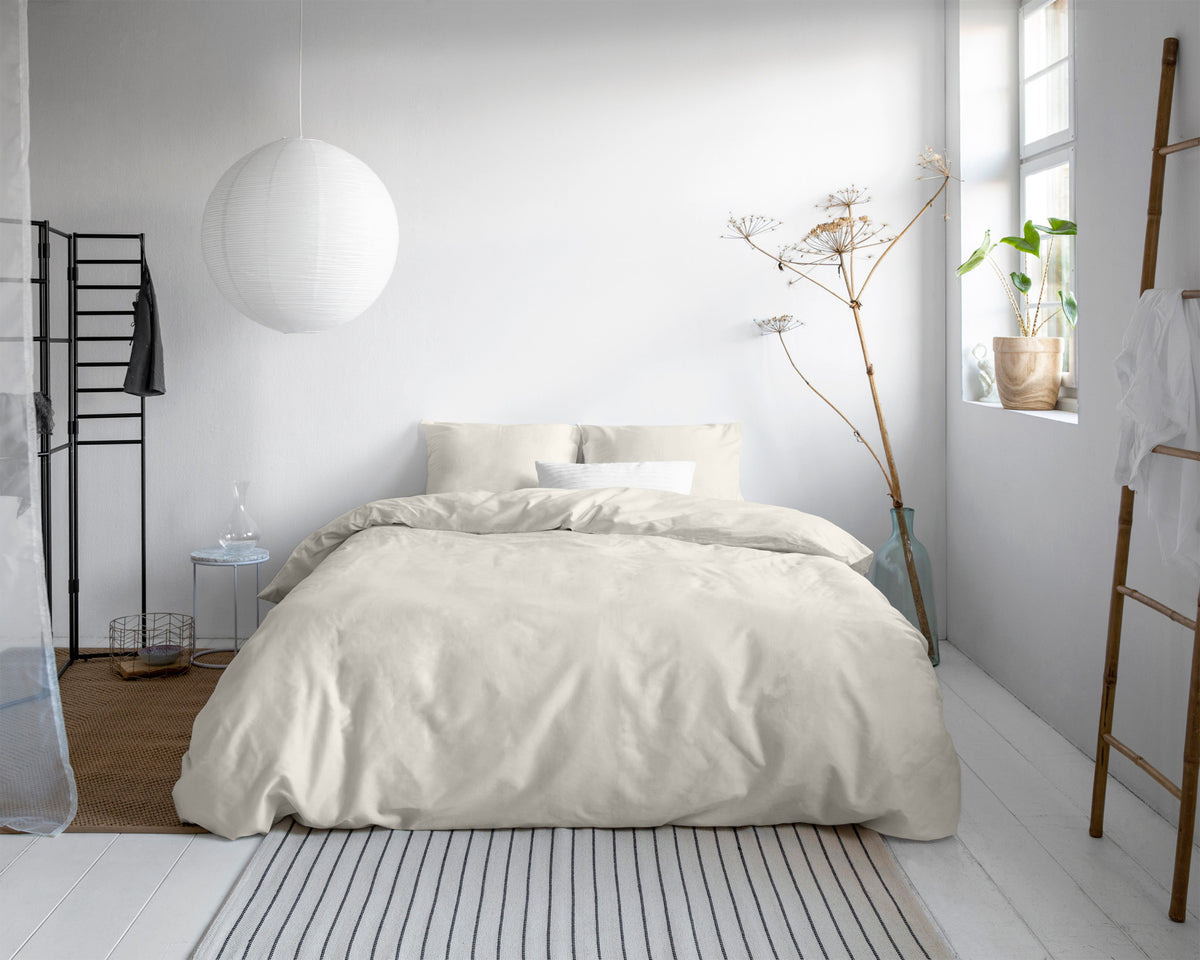 Primaviera Deluxe Dekbedovertrek Satijn Uni Crème