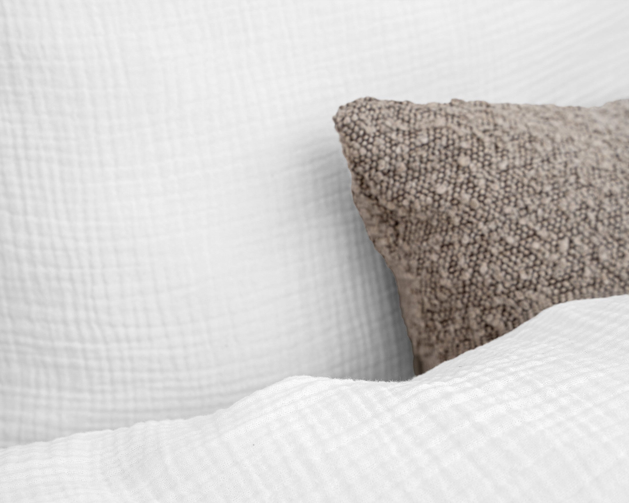 Housse de couette Dreamhouse Tetra Muslin Blanc