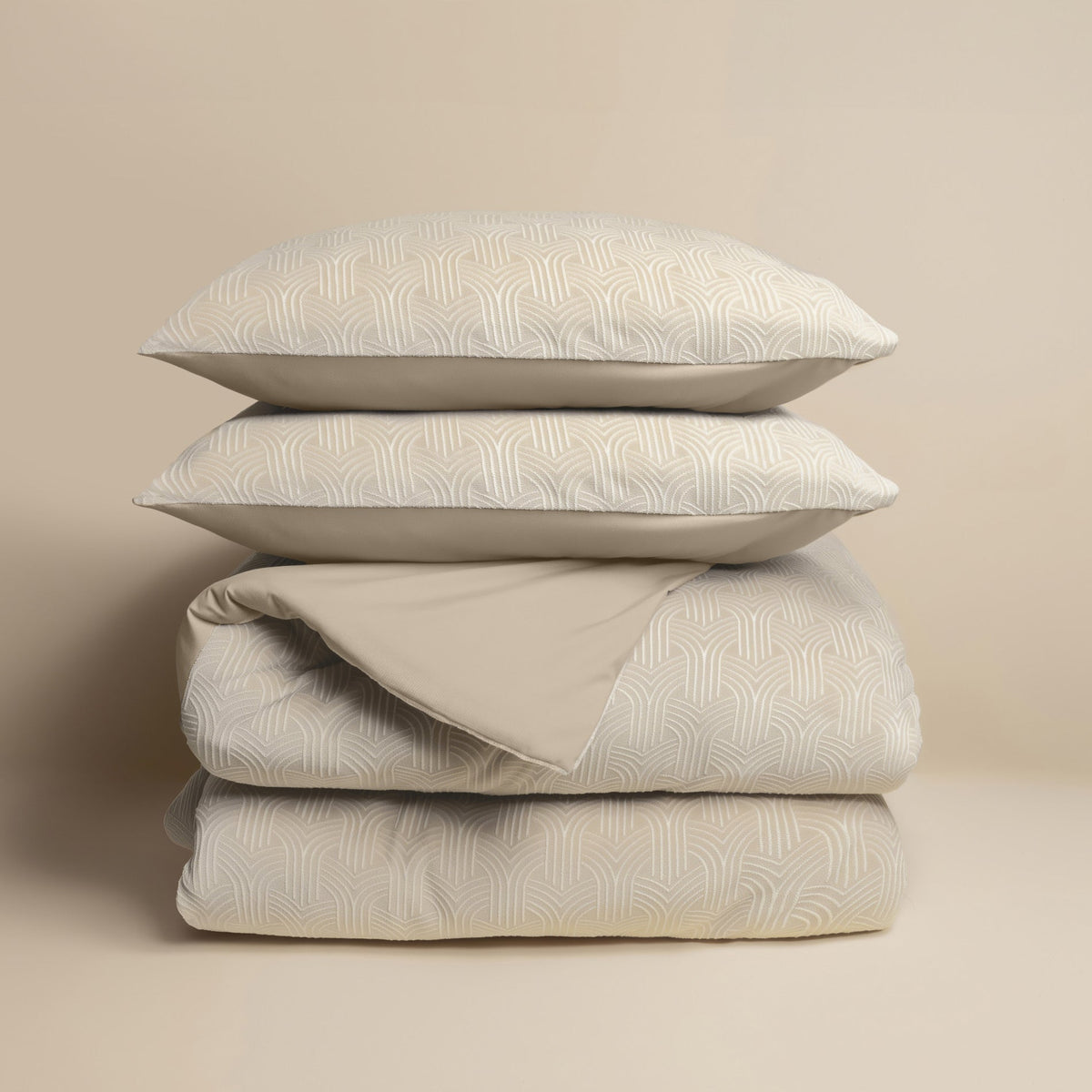 Sleeptime Dekbedovertrek Fleece Art Beige
