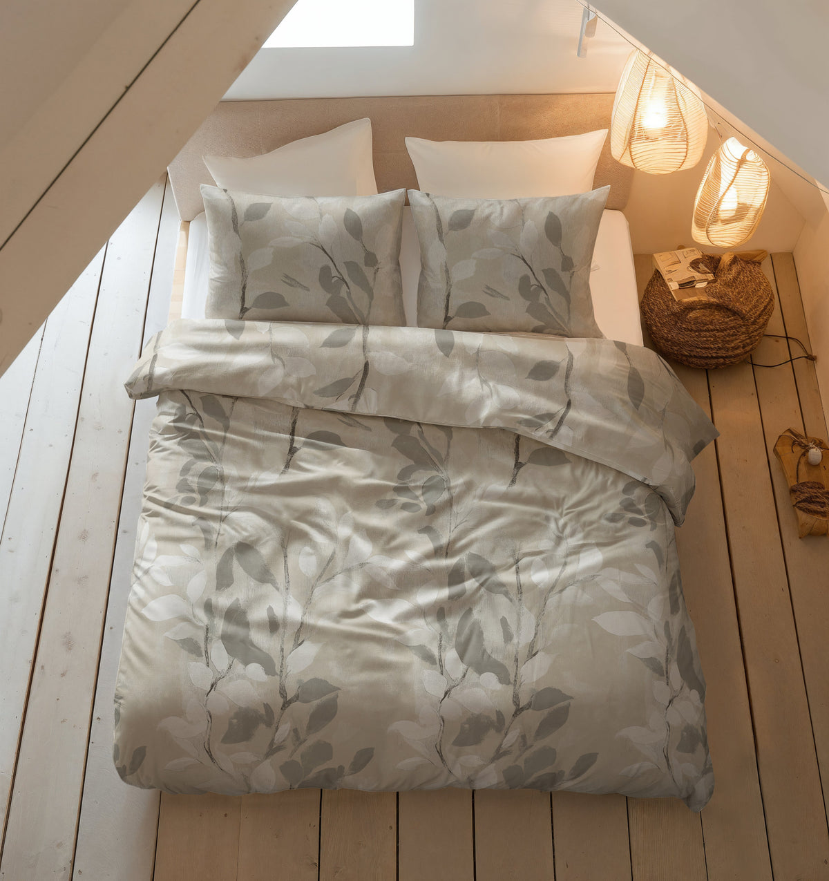 Sleeptime Dekbedovertrek Flanel Essence Zand