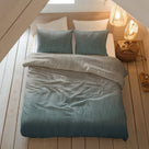 Sleeptime Dekbedovertrek Flanel Gradia Beige/Blauw