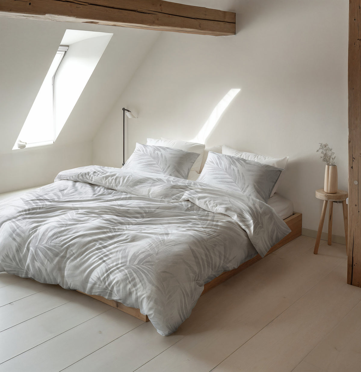 Sleeptime Dekbedovertrek Flanel Venza Grijs