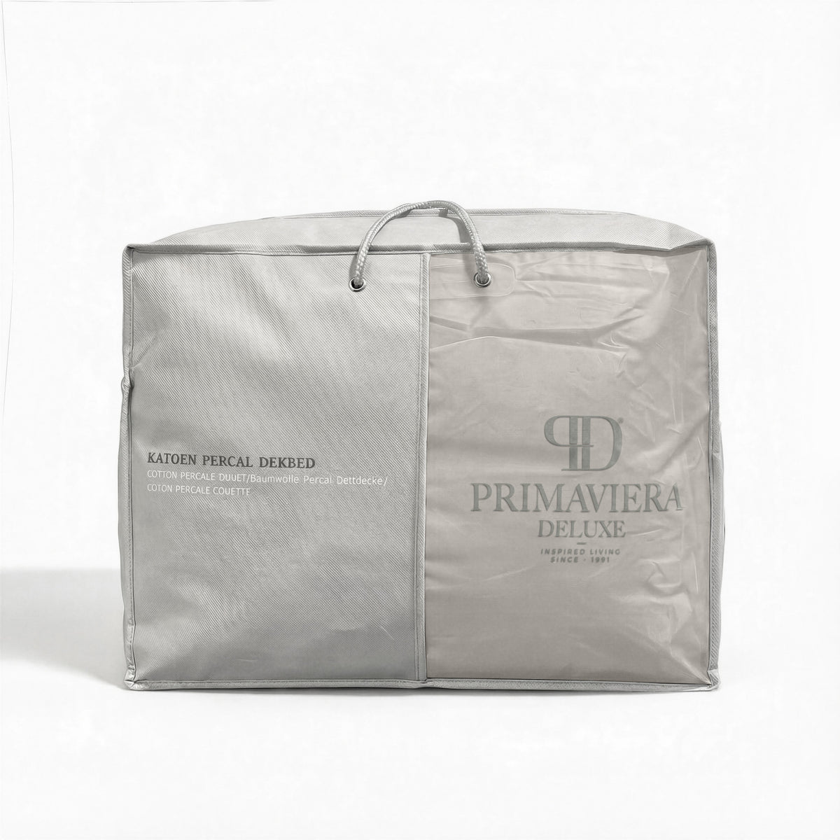 Primaviera Deluxe lazy dekbed percale taupe