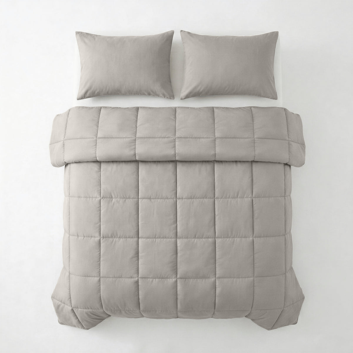 Primaviera Deluxe lazy dekbed percale taupe