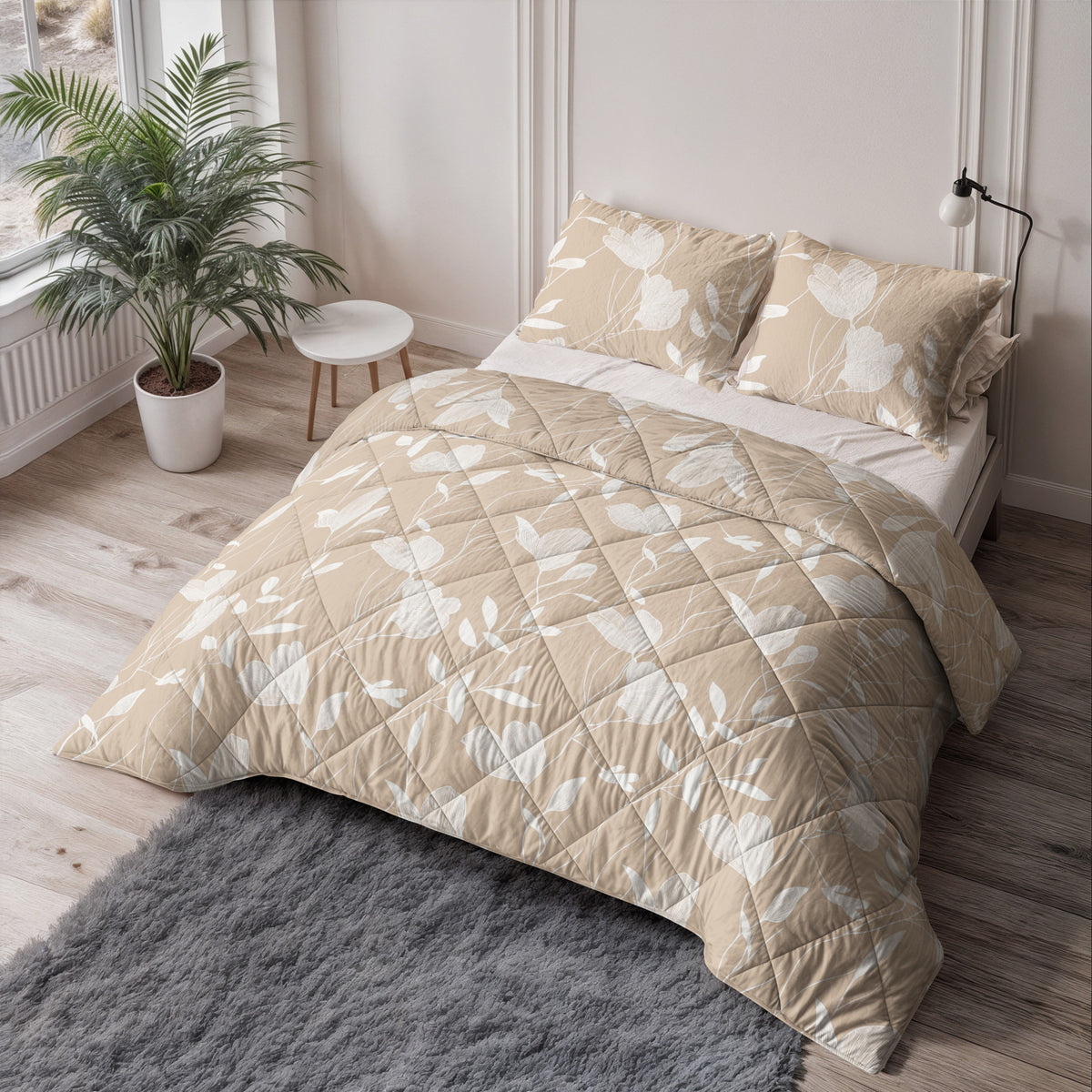 Sleeptime lazy dekbed Katoen Fallon Zand/Oranje