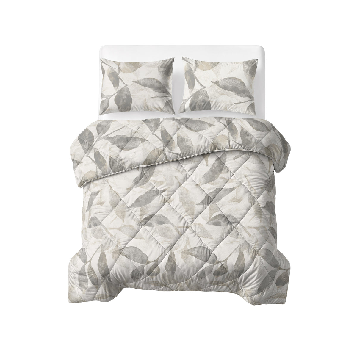 Sleeptime lazy dekbed Katoen Misty Beige/Grijs