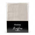 Sleeptime kussenslopen Ruffles Taupe/Grijs