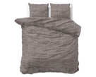 Sleeptime Dekbedovertrek Katoen Vintage Bruin/Taupe