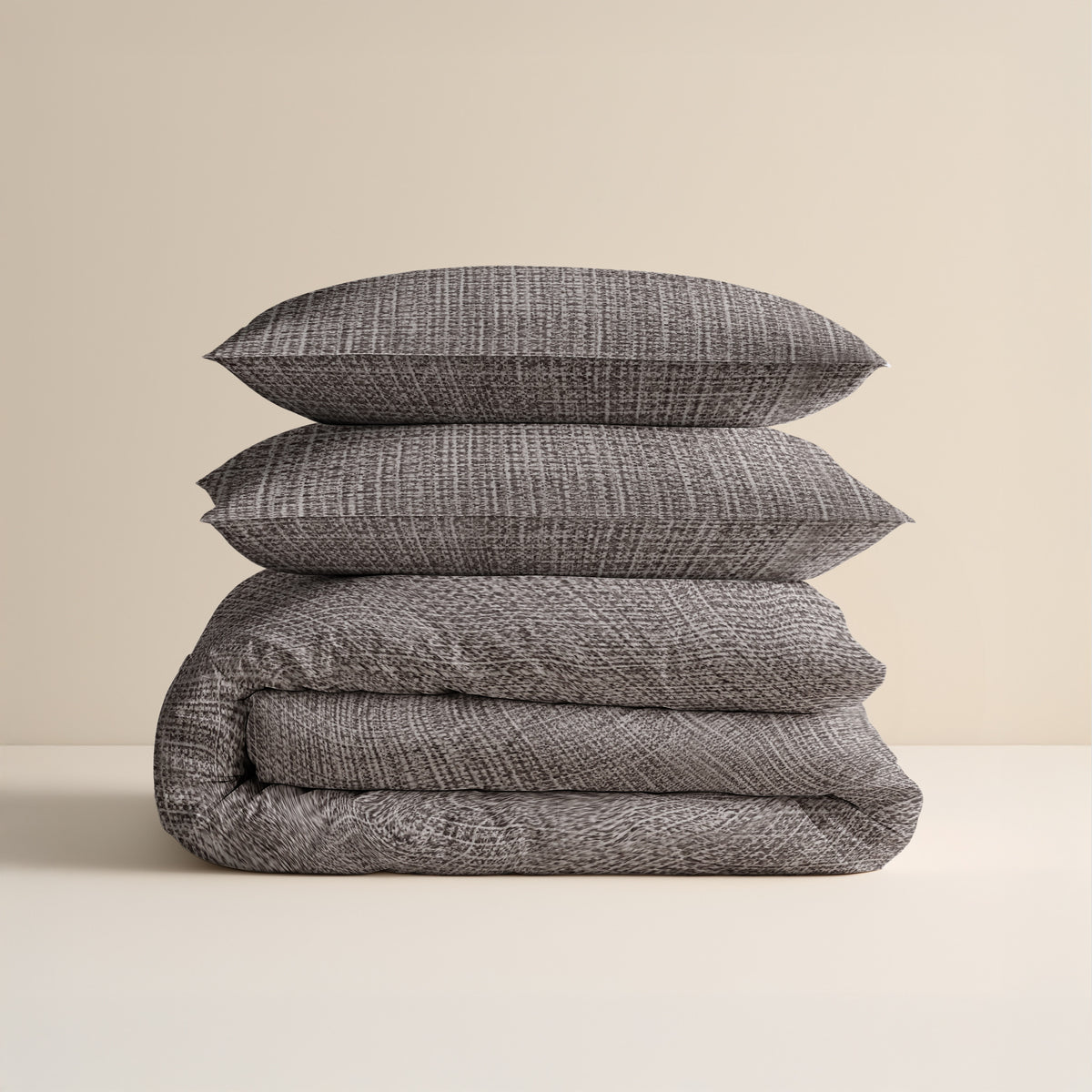 Sleeptime Dekbedovertrek Katoen Vintage Bruin/Taupe