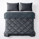 Sleeptime lazy dekbed Teddy/Velvet Antraciet