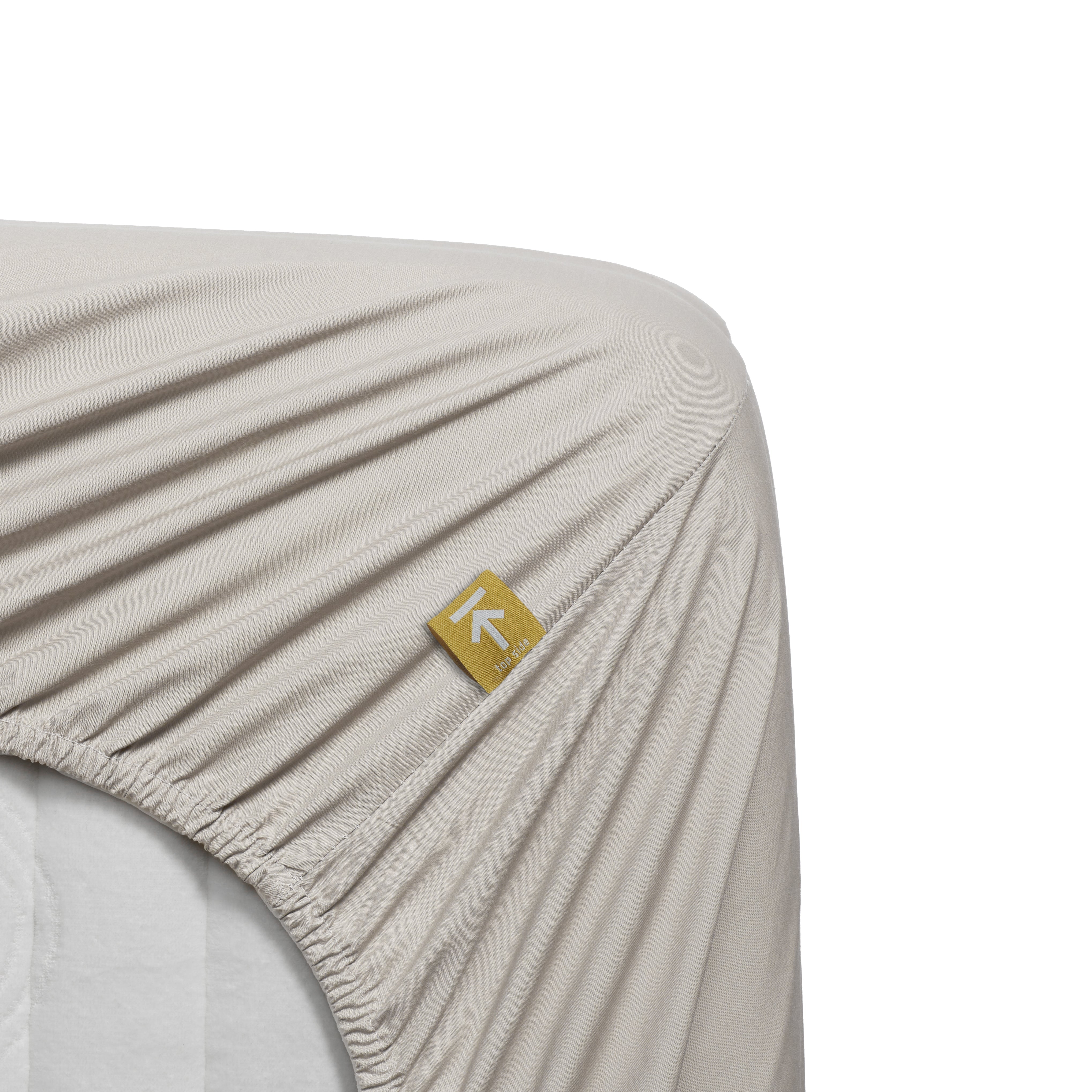 Beddinghouse topper hoeslaken katoen percale naturel