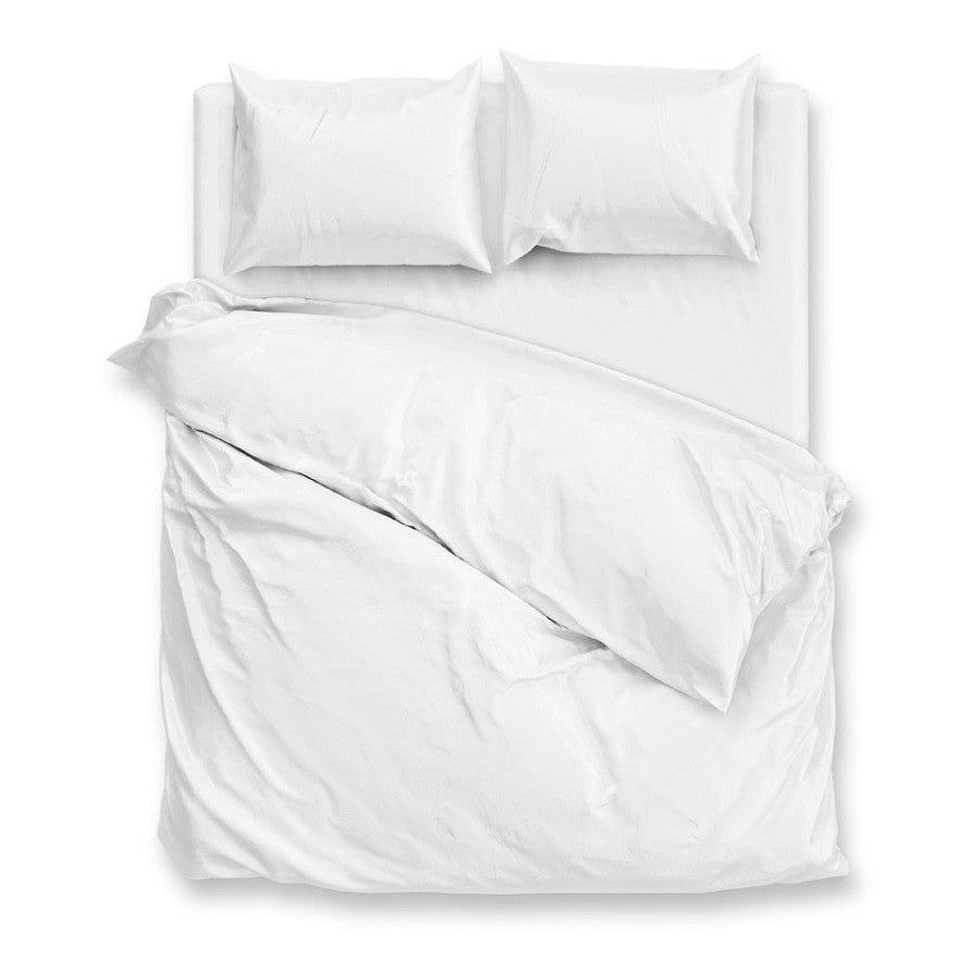 Housse de couette Zo Home Percale Percalle Blanc Cristal