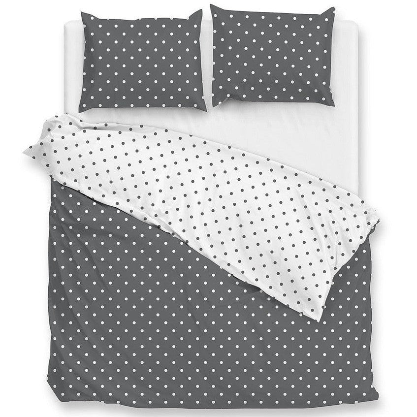 Zo Home Dekbedovertrek Katoen Punta di Cotone Pewter Grey