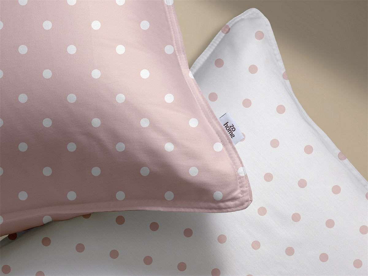Zo Home Dekbedovertrek Katoen Punta di Cotone Crystal Pink