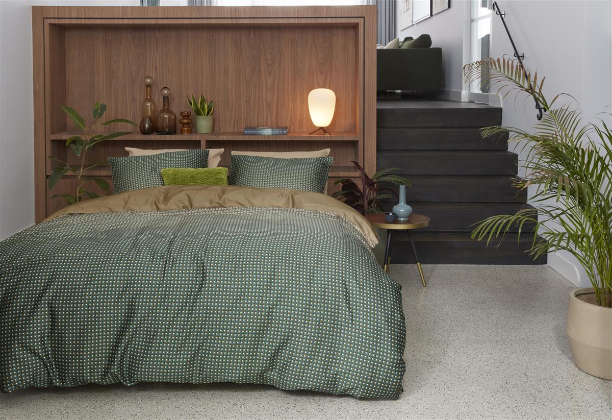 Housse de couette Beddinghouse Tencel Alvaro Vert