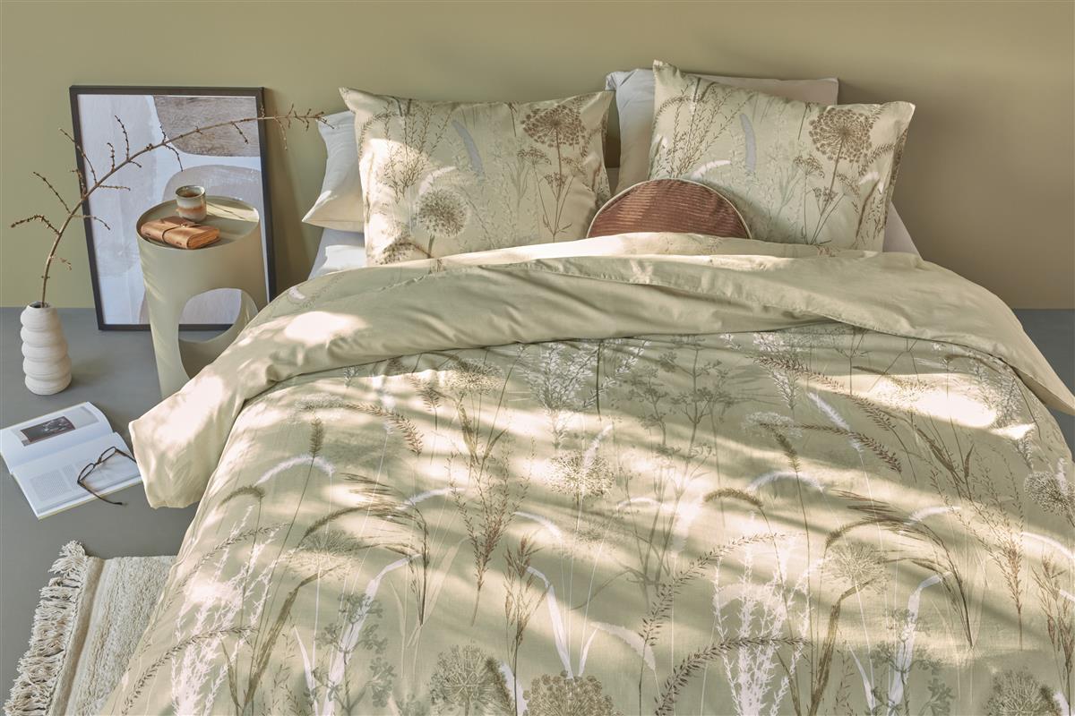 Bedinghouse Housse de couette Coton Amélie Vert