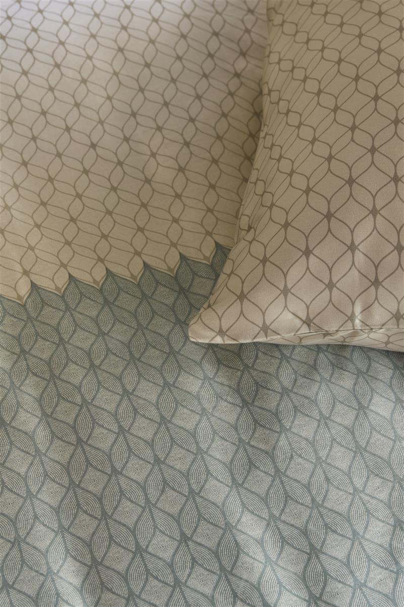 Housse de couette Beddinghouse Tencel Ariel Bleu Vert