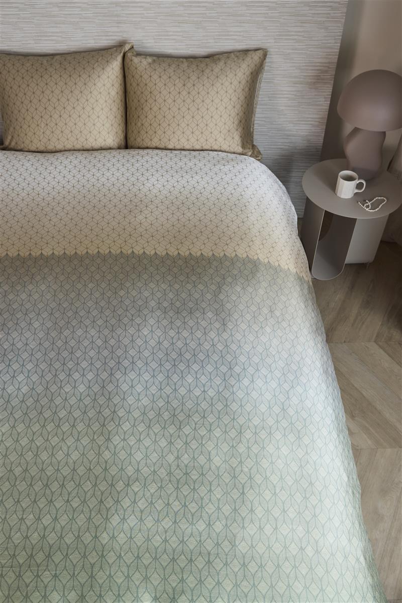 Housse de couette Beddinghouse Tencel Ariel Bleu Vert
