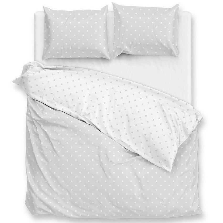 Zo Home Dekbedovertrek Katoen Punta di Cotone Stoney Grey