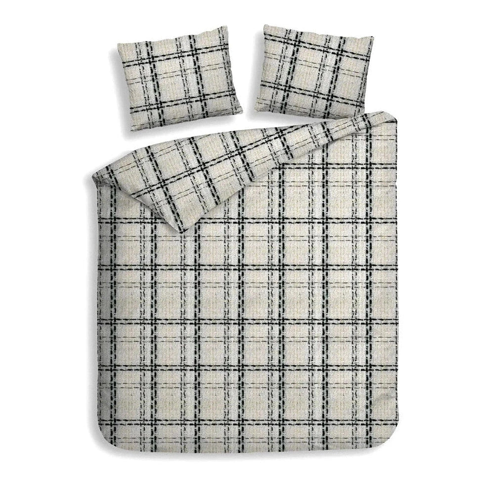 Housse de couette Heckettlane en flanelle Enio Multi