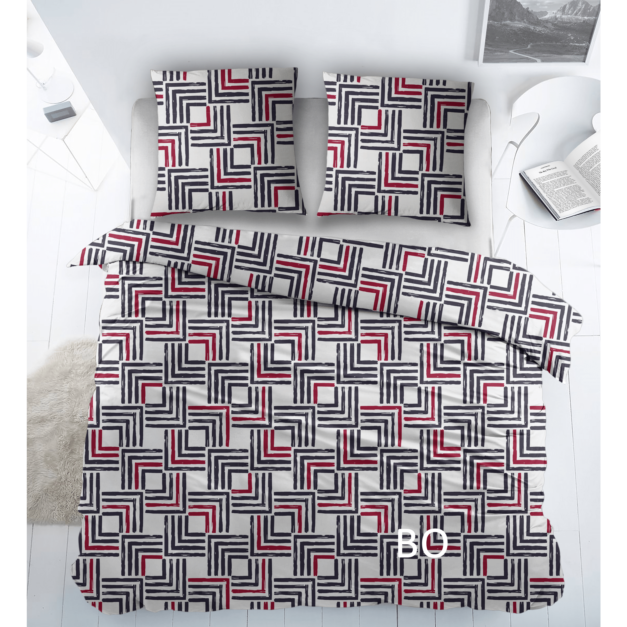 Housse de Couette Sleepnight Coton Birgit Bleu