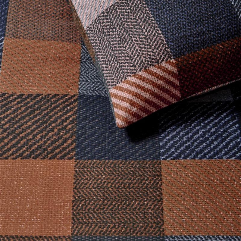 Bedinghouse Housse de couette Flanelle Beckett Bleu