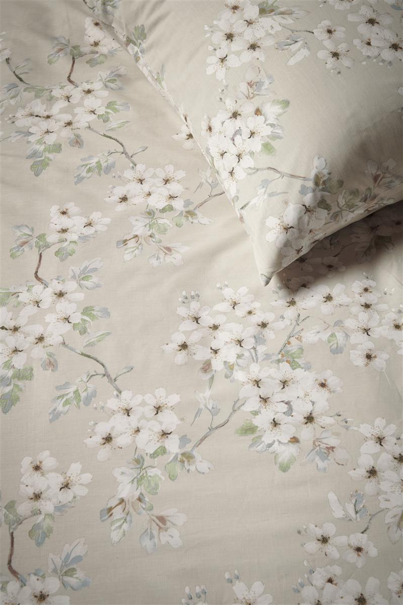 Ariadne at Home Housse de couette Coton Blooming Flowers Sable