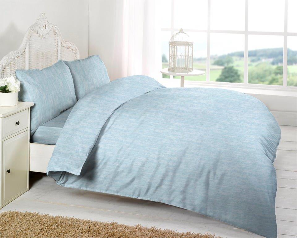 Dekbedovertrek Katoen Jersey Brigitte - Bedtextielonline.be #kleur_blauw