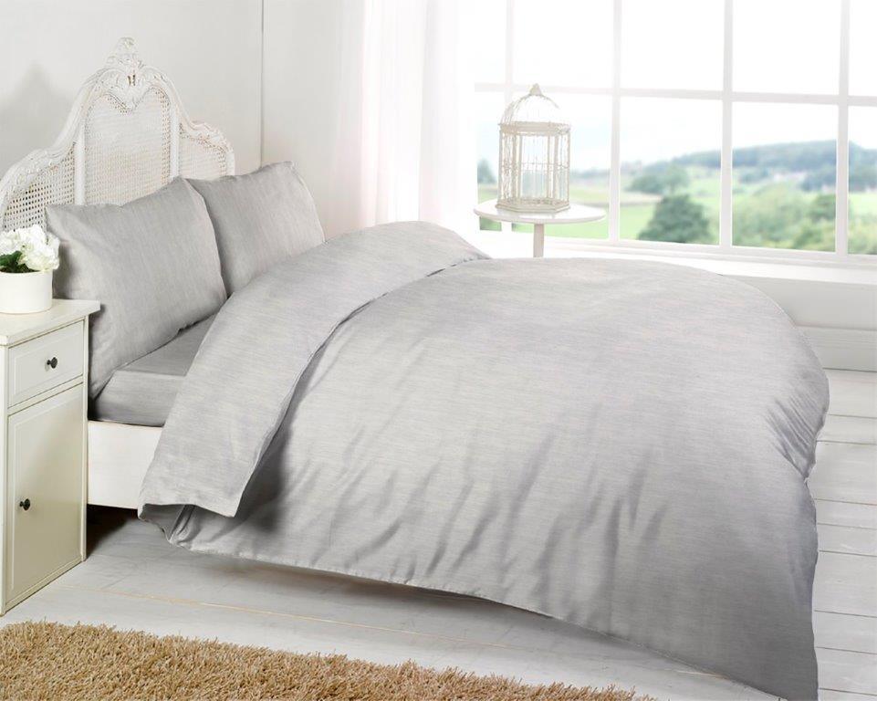 Dekbedovertrek Katoen Jersey Brigitte - Bedtextielonline.be #kleur_lichtgrijs