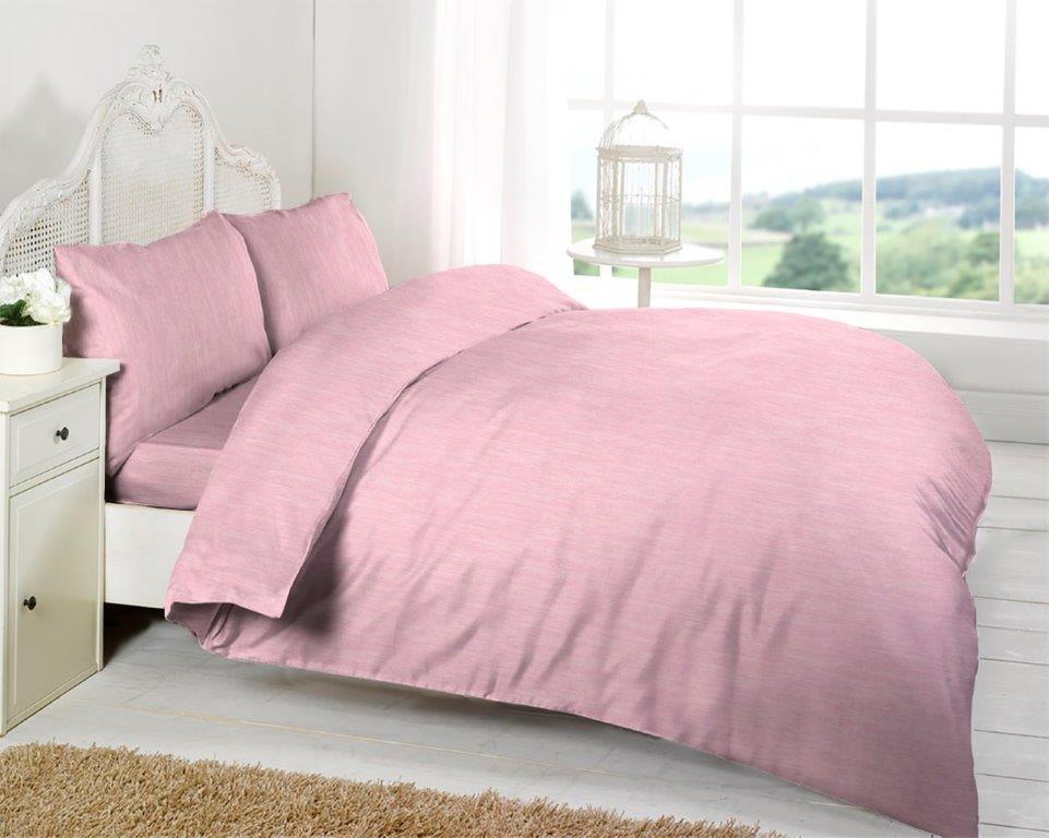 Dekbedovertrek Katoen Jersey Brigitte - Bedtextielonline.be #kleur_roze