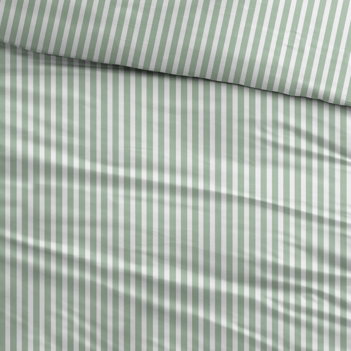 Housse de Couette Sleepnight Coton Carine Vert