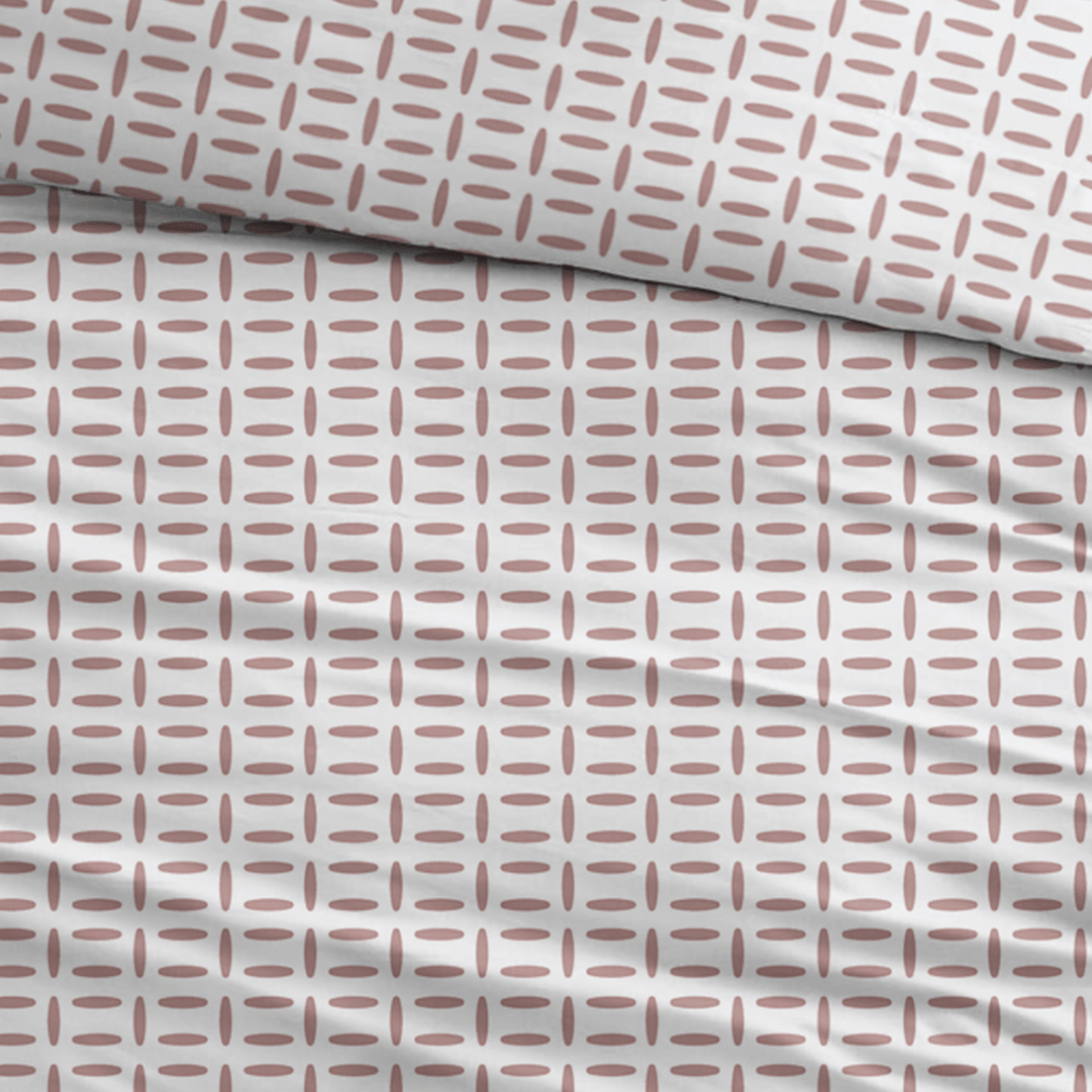 Ensemble de draps Sleepnight Coton Carla Rose