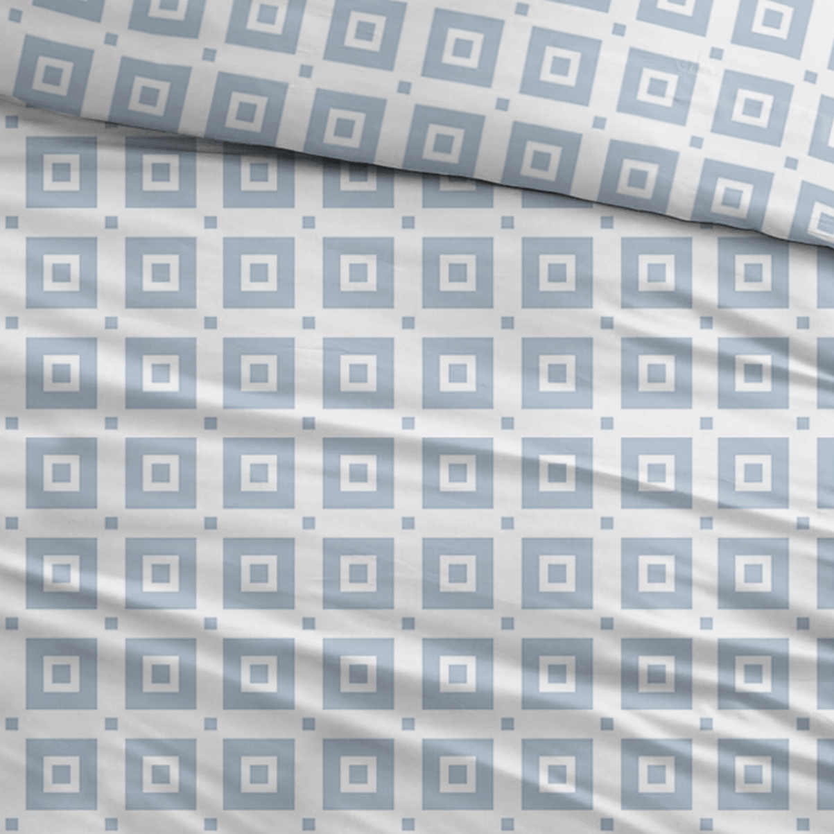 Ensemble de draps Sleepnight Coton Caroline Bleu