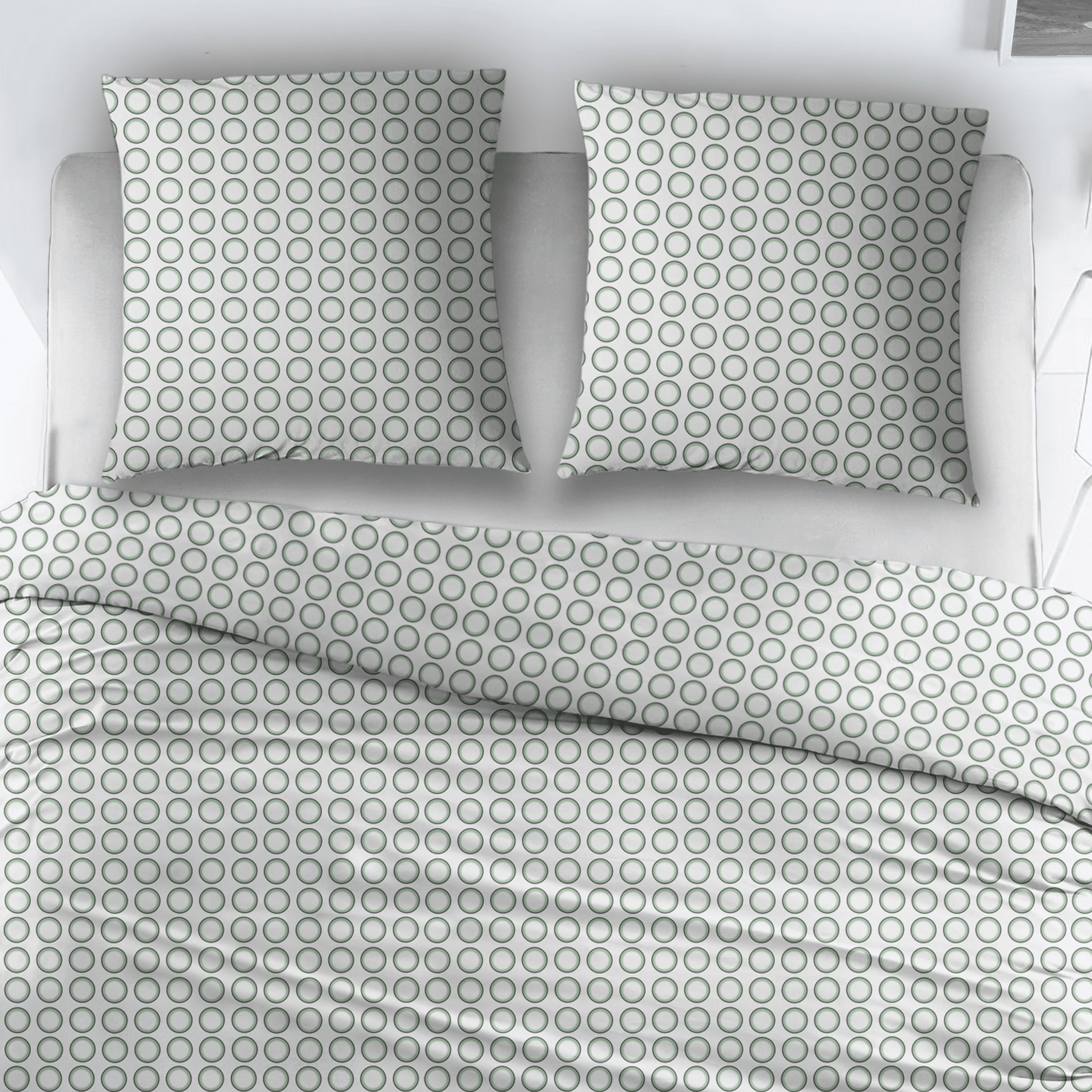 Sleepnight Housse de Couette Coton Cato Vert