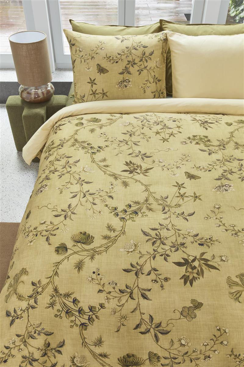 Housse de couette Beddinghouse Satin Charlotte Vert olive