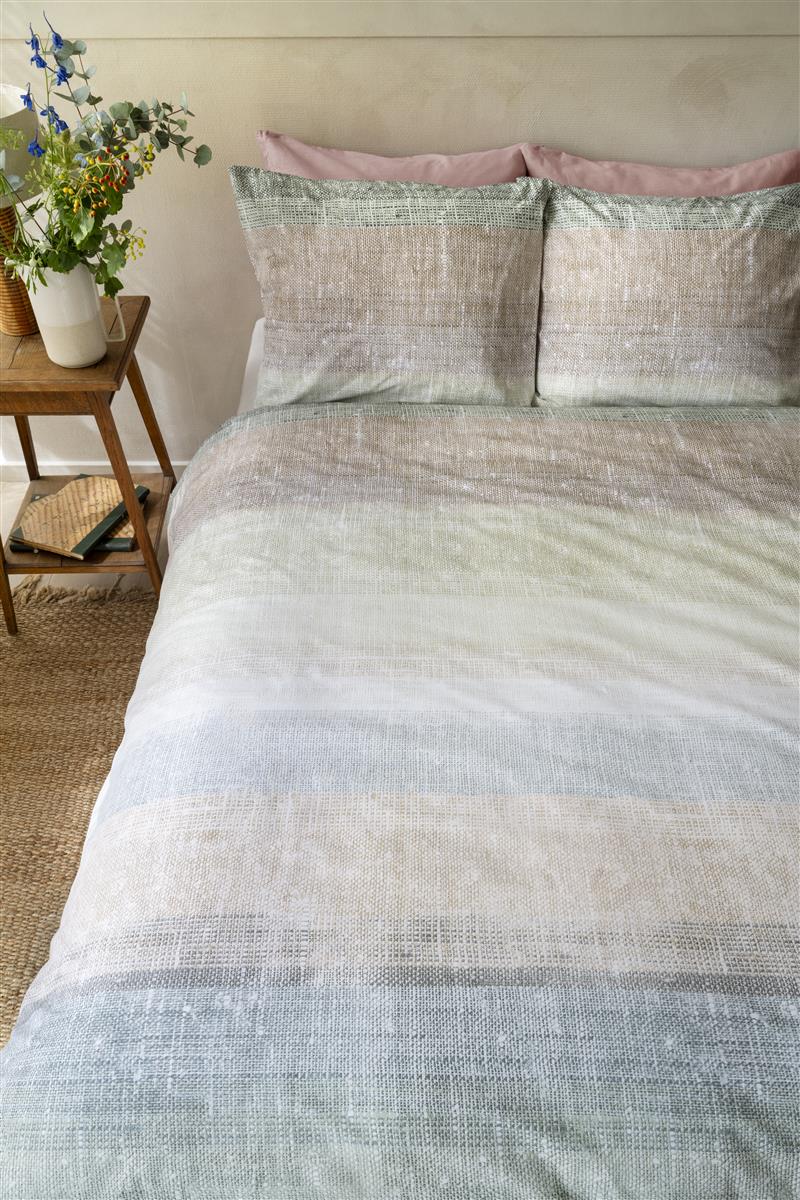 Housse de couette Ariadne at Home en coton, coloris bleu et vert